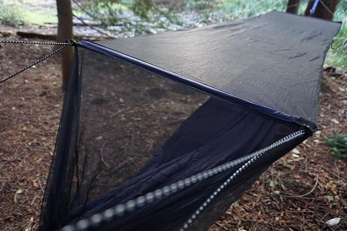 GRAND TRUNK Skeeter Beeter XT Hammock - Portable Hammock with Bug Net, Carabiners and Hanging Kit - Perfect for Outdoor Adventures, Backpacking, and Camping Trips (Navy & Forest Green)