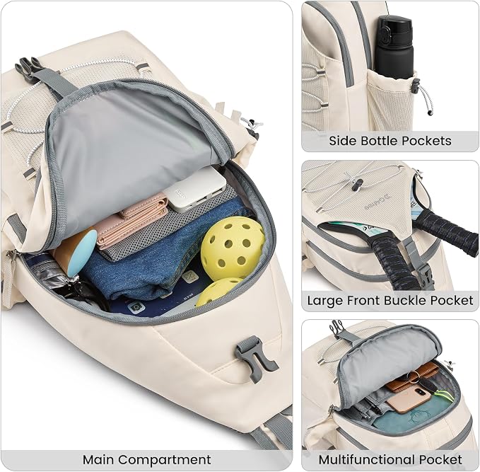 G4Free Pickleball Sling Bag for Women - Lightweight Crossbody Sports Bag