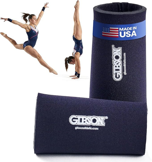Gibson Athletic Wrist Saver Neoprene Wristband for Gymnastics | Enhanced Wrist Support & Comfort During Training & Performances - Under Grips for Sweat Absorption, Provides Wrist & Joint Support
