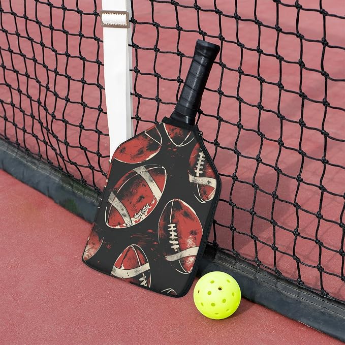 Stripe Design Pickleball Paddle Cover - Protective Polyester Sleeve for Paddles