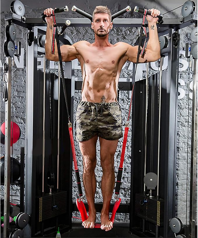 SYNTECSO 220-440Lbs Pull Up Assistance Bands - Heavy-Duty Pull Up Resistance Bands for Chin-up Workout