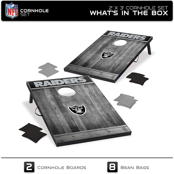 Wild Sports 2'x3' MDF Wood NFL Cornhole Set