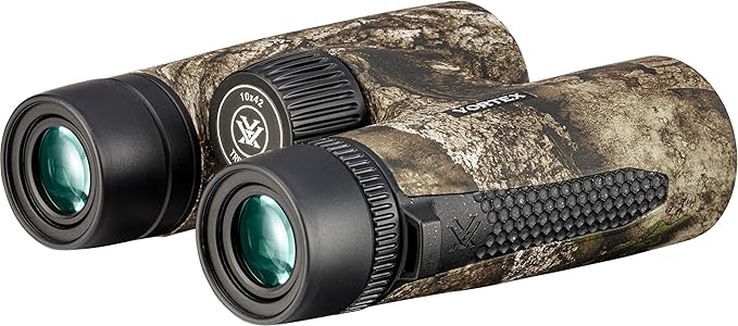 Vortex Triumph HD 10x42 Binoculars (Realtree APX) | HD Optics, Tripod Adaptable, Waterproof, Fogproof, Shockproof, Included Glasspak Harness - Unlimited, Unconditional Warranty
