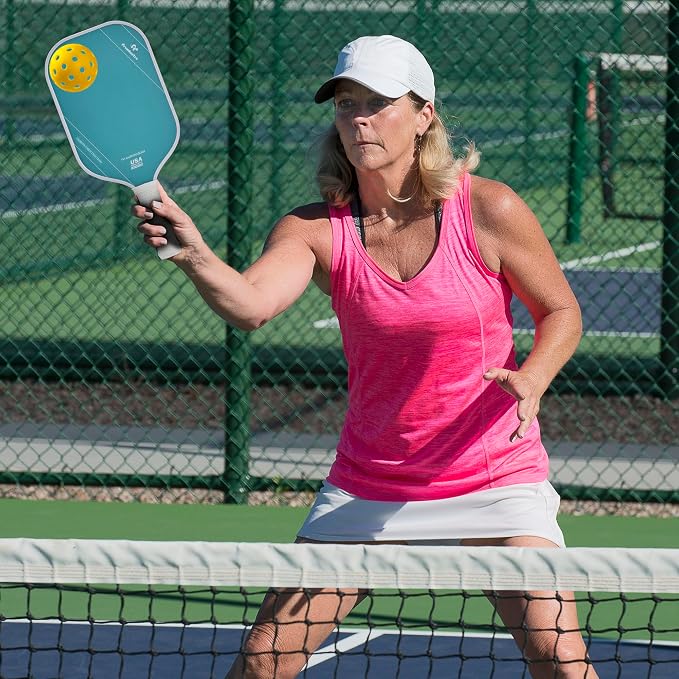 FH-500 T700 Pickleball Racket, 14MM Thick Two-Handed Offensive Pickleball Racket, Speed and Control