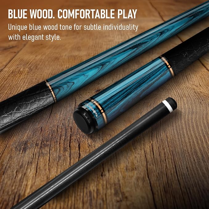 Series, Glass Fiber Pool Cue Stick, Uni-QR, 3/8-10, 5/16-18 Joint, Synthetic Leather Grip, 29" Glassfiber Shaft, 7-Layer Microfiber Tip
