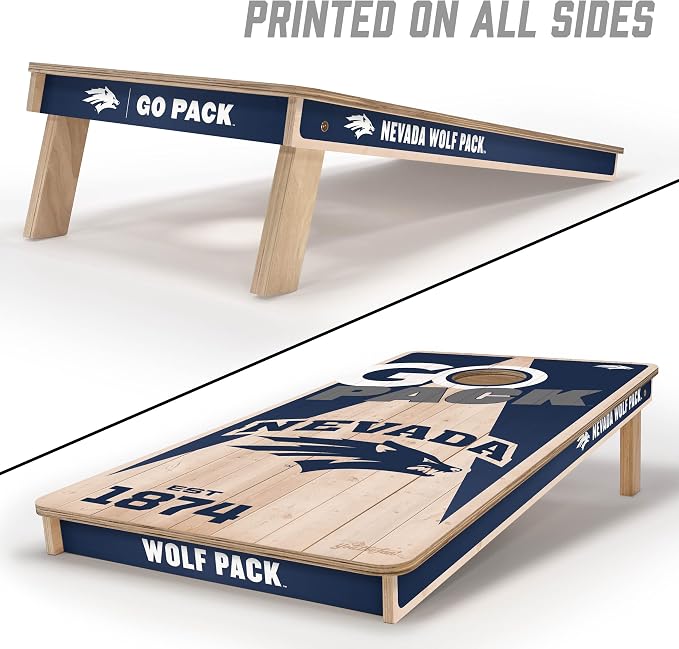YouTheFan NCAA 2’ x 4’ Professional Wood Cornhole Game