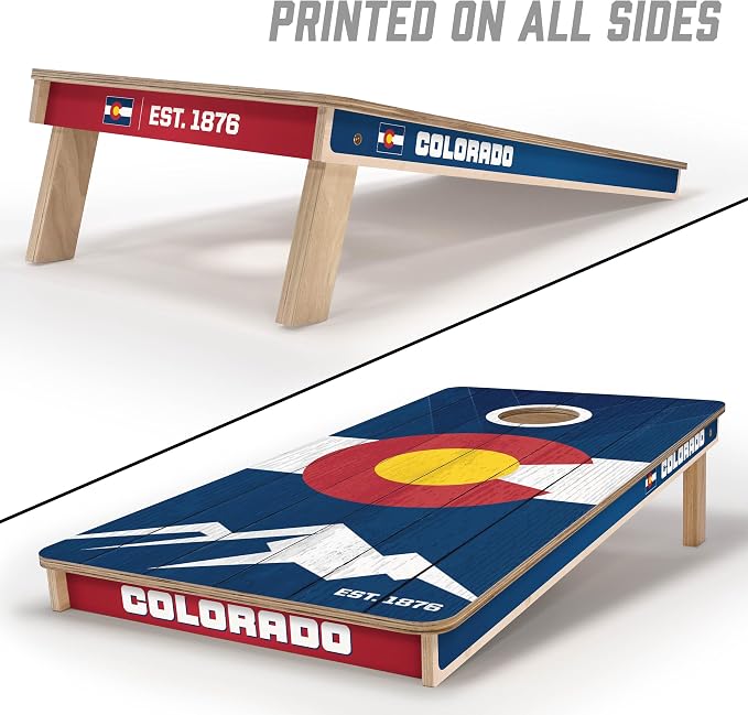 YouTheFan 2' x 4' Professional Wood Cornhole Game