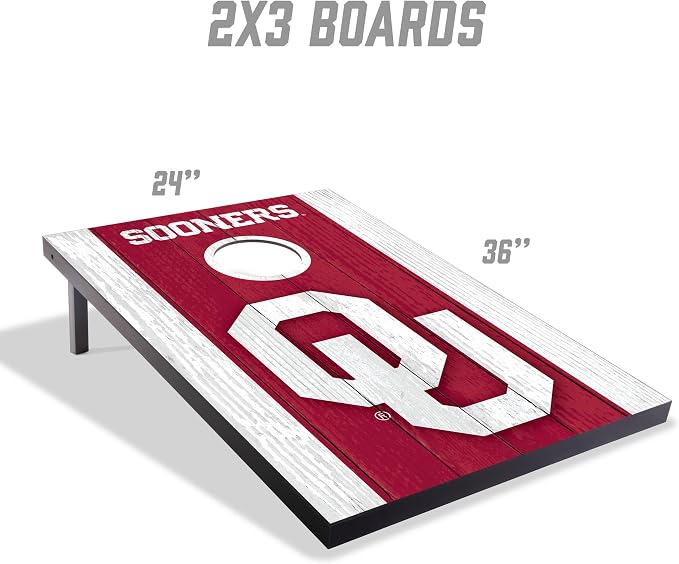 YouTheFan NCAA 2' x 3' Portable Cornhole Game with Logo Bags
