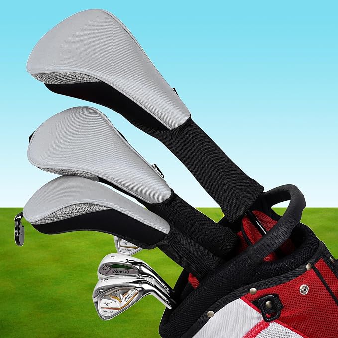 Craftsman Golf 11pcs/Set Neoprene Iron Headcover Set+3pcs/Set Driver Fairway Hybrids Headcover
