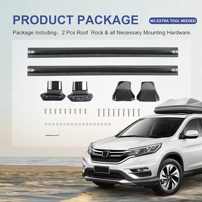 MOSTPLUS Roof Rack Cross Bar Rail Compatible with Honda CRV 2012 2013 2014 2015 CR-V Cargo Racks Rooftop Luggage Canoe Kayak Carrier Rack