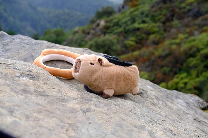 Rock Climbing Chalk Bag – Cute Plush Chalk Bag for Bouldering, Gym, Indoor & Outdoor Climbing – Drawstring Closure, Adjustable Waist Belt – Fun Character Design for Climbers