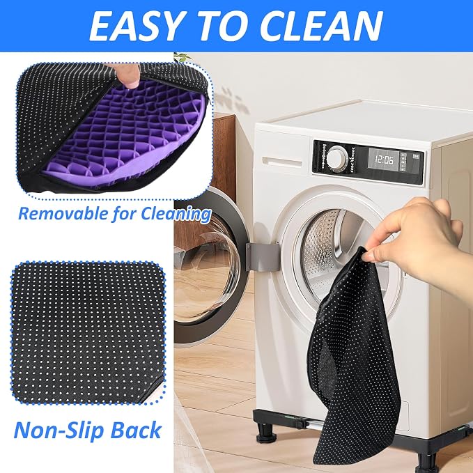 YEXEXINM 2 PCS Anti Slip Kayak Seat Cushion Thick Waterproof-Gel Breathable U Shape Seats Pad with Non-Slip Cover for Sit in Inflatable Kayak Canoe & Boat Kayak Accessories for Fishing Kayak, Purple