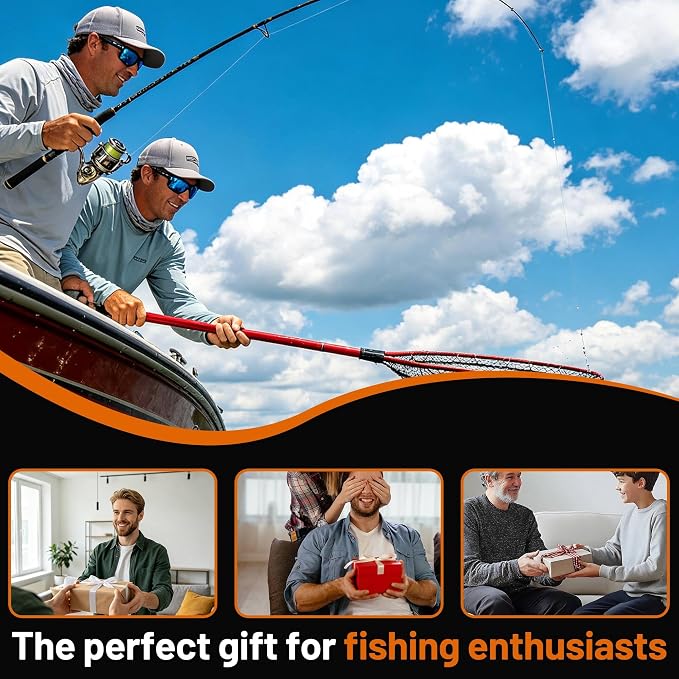 Rotating Fishing Rod Holder, Floor Rack Holds Up to 16 Rods & Combos, Space-Saving Fishing Pole Holders with Foam, Rod Holders for Garage Storage, Fishing Gifts, Birthday Gifts for Fishermen