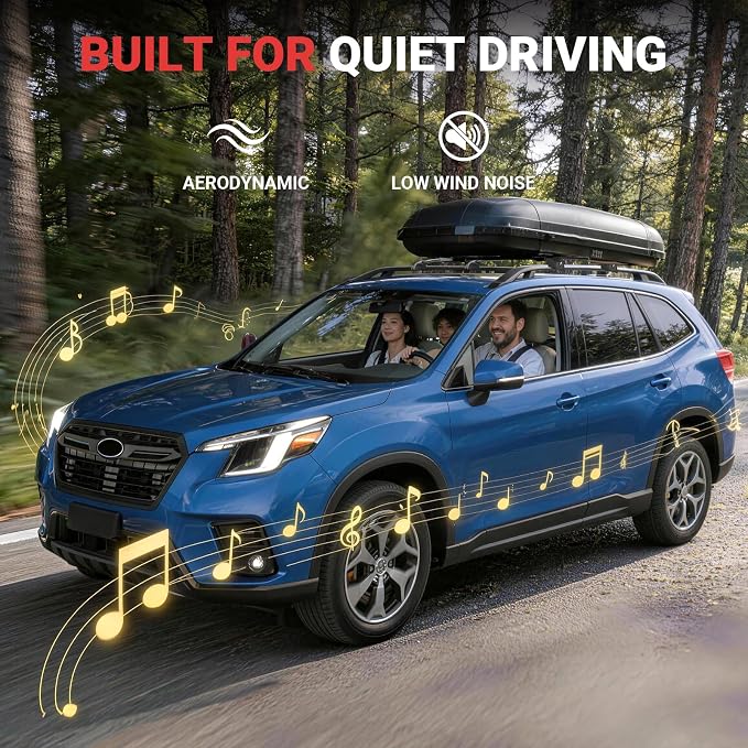 Roof Rack Cross Bars Compatible with Subaru Forester 2014-2026(Not for Wilderness) Aluminum 260 LBS Crossbars Rails Cargo Rooftop Bike Snowboard Skiboard Luggage Rack Cargo Carrier