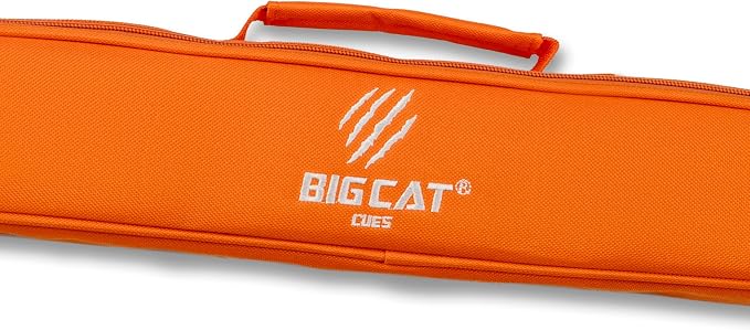 Big Cat Cues Billiards Pool Cue Stick Soft Case for Professionals and Casual Players