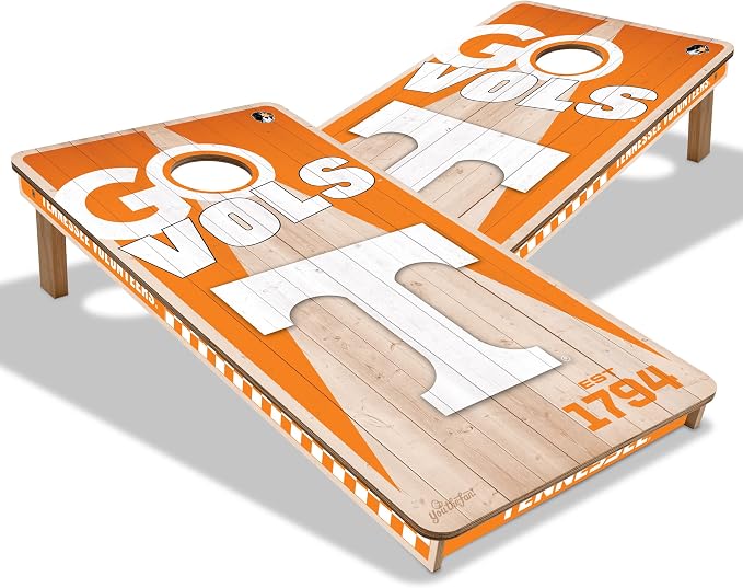 YouTheFan NCAA 2’ x 4’ Professional Wood Cornhole Game
