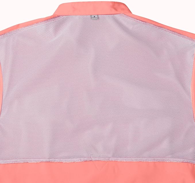 Alimens & Gentle Short Sleeve Fishing Shirt Wicking Fabric Sun Protection Casual Button Down Shirts