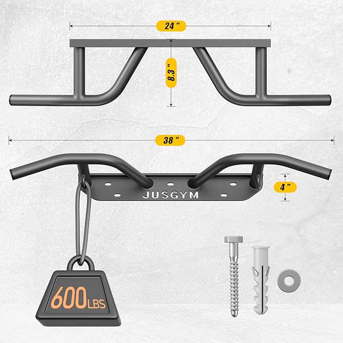 Wall Mounted Pull Up Bar and Dumbbell Rack Stand Only