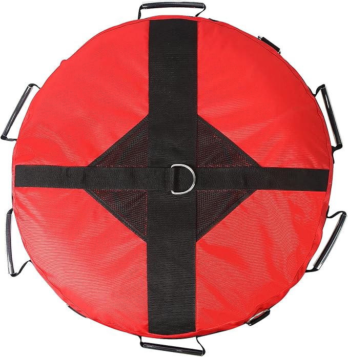 Luwint Hi-Vi Inflatable Dive Float Buoy and 5ft Surface Marker Buoy