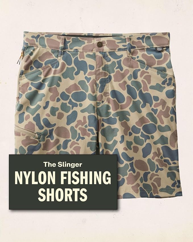 Field & Stream Men's Slinger Nylon Performance Fishing Shorts, 9 Inch Inseam
