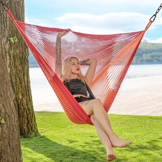 4 Pack 25in Hanging Swing Chain with 4 Carabiners, 440LB Capacity Hanging Kits Heavy Duty Hanging Chair Hardware for Hammock Swing Hanging Chair Punching Bags Sandbag Indoor Outdoor Yoga Gym (Silver)
