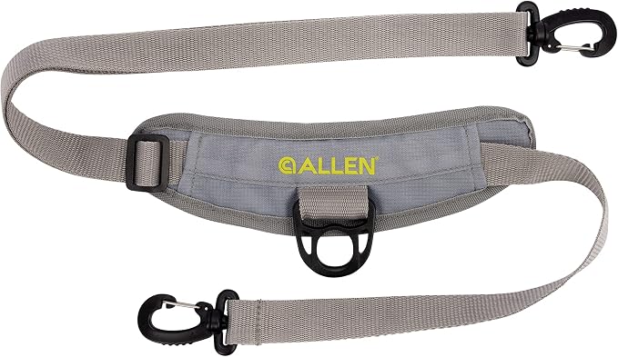 Allen Company Eagle River Lumbar Fly Fishing Pack - Holds 6 Fly Boxes, Zip‑Down Workstation, Waist Bottle Pockets, Durable Outdoor Waist Pack - Gray/Lime and Olive Green