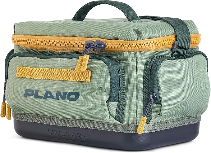 Plano Weekend 3500 Tackle Bag, Cutting-Edge Fishing Tackle Bag, Molded Waterproof Base, Spacious Storage, Die Cut Tool Sleeves, Daisy Chain Attachment Points
