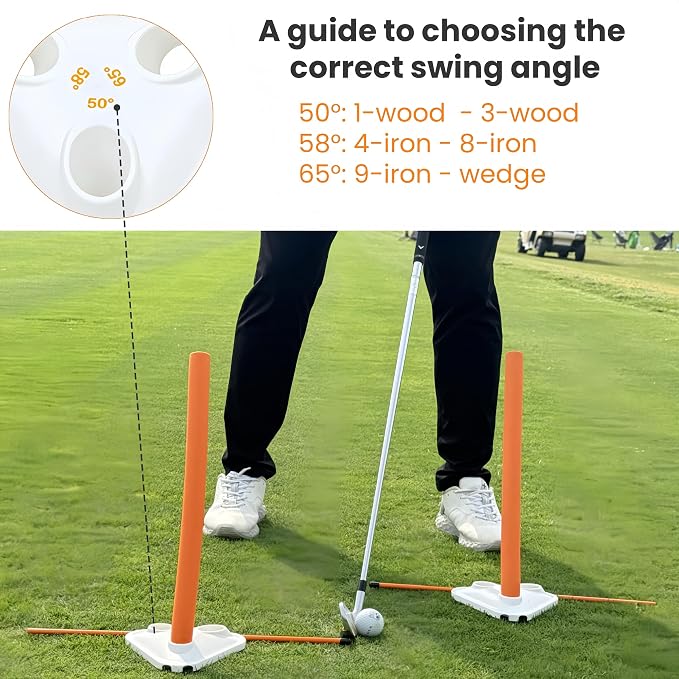 Golf Alignment Discs, Golf Alignment Tool, Blue Brick Golf Training aid, Correct Golf Swing and Putting Exercise, Help Golfers to Improve Their Swing Accuracy and Consistency.