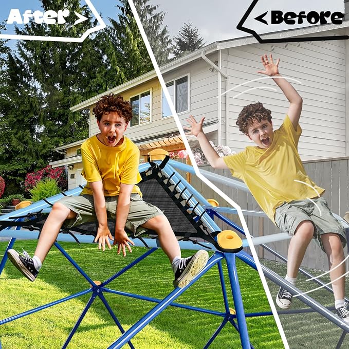 JYGOPLA Net Chair for 10FT 11FT Climbing Dome, Sturdy Climber Dome Accessories, Easy to Install, Ages 4 and up