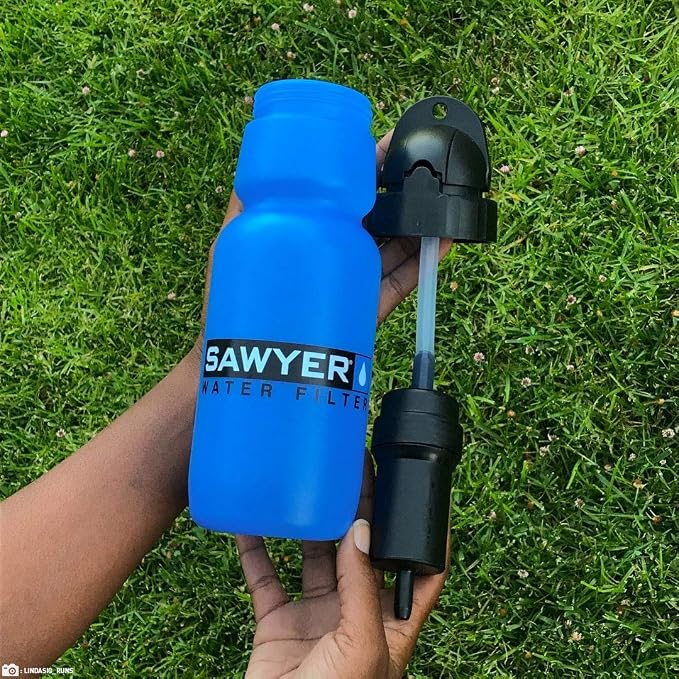 Sawyer Products SP140 Personal Water Bottle Filter, 34-Ounce,Blue (Pack of 2)
