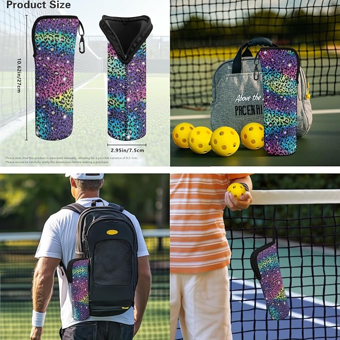 Pickleball Paddles Set 3PCS Pickleball Paddle Case Pickleball Racket Pickleball Bag Ideal for Beginners Gifts