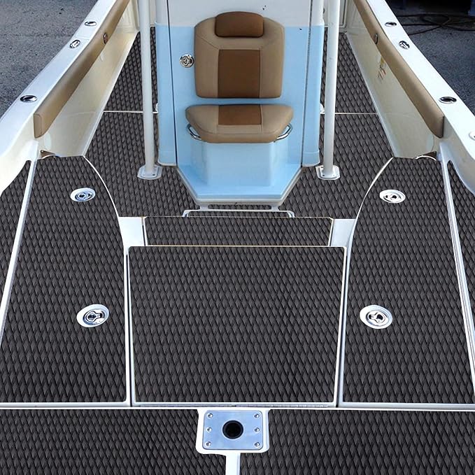 HZshark EVA Foam Boat Decking Sheet Universal DIY Surfboard Traction Pad Non-Slip Grip Mat Trimmable Sheet for Kayak RV Yacht Pool Skateboard Skimboard Step Green Yellow Orange Blue Dark Grey Black