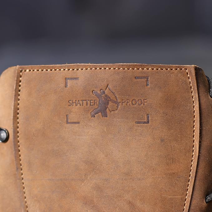 Ultimate Shatterproof Leather Arm Guard | USA Made | Adult Archery Arm Guard for Left & Right Hand