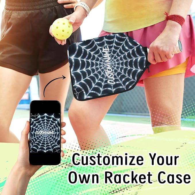 Personalized Pickleball Paddle Cover, Robust & Waterproof Custom Pickleball Paddle Case for Ultimate Protection