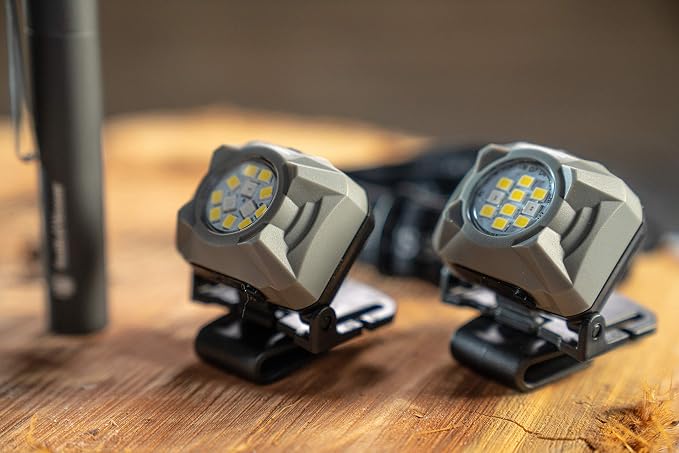 Smith & Wesson Night Guard Series Rechargeable, Waterproof Headlamps with Hat/Pocket Clips for Tracking, Survival, Hunting and Outdoor