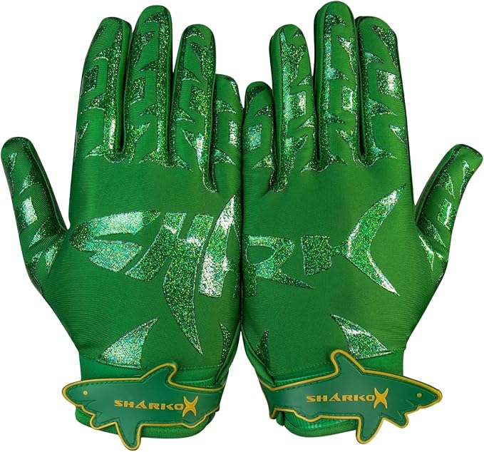 Non-Slip Tacky Football Gloves Ball Feel Sensation, Football Receiver Gloves in Youth, Adult, and Kid Sizes, Ultra Sticky Silicone Strong Palm Grip