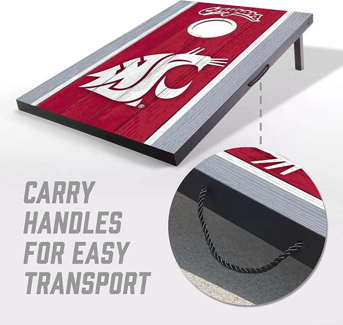 YouTheFan NCAA 2' x 3' Portable Cornhole Game with Logo Bags
