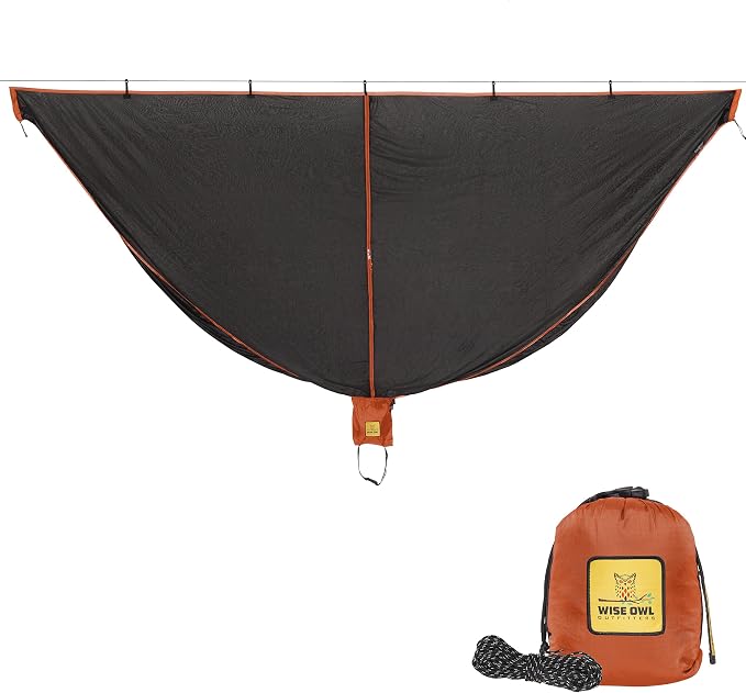 Wise Owl Outfitters Hammock Bug Net – Mosquito Net for Hammock, Lightweight Bug Netting for Camping, Hiking, Backpacking, Forest & Outdoor Use