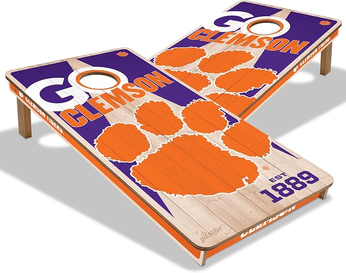 YouTheFan NCAA 2’ x 4’ Professional Wood Cornhole Game
