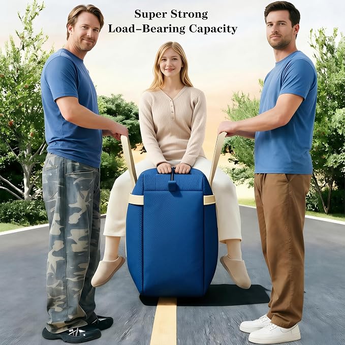 2 Pack Heavy Duty Moving Storage Bags with Reinforced Handles | Large Foldable Moving Bags for Storage and Moving,Durable Extra Large Thick Canvas Moving Totes,waterproof oxford fabric