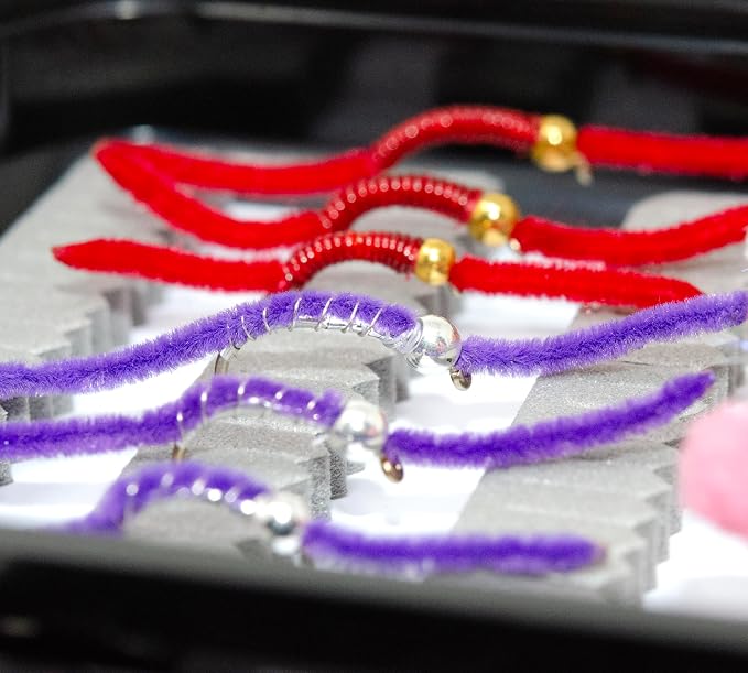 24/36/50/66 Premium Hand Tied Fly Fishing Flies Assortment | Waterproof Fly Boxes | Dry, Wet, Nymphs, Streamers, Wooly Buggers, Terrestrials | Trout, Bass Lure Set, Kit, Gift