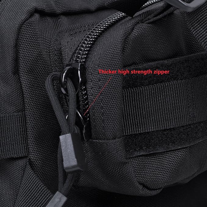Seibertron Waterproof Large Capacity Molle Motorcycle Helmet Holder/Cycling Helmet Storage/Hiking Helmetcatch Bag/Backpack Also Fit Basketball Football Soccer Backpack Black