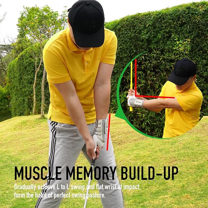 GAIARENA G Golf Wrist Hinge Swing Aid & Core Strength Trainer