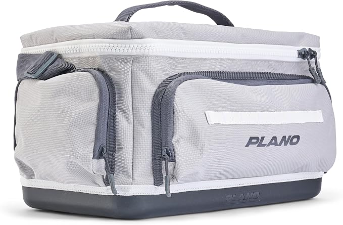 Plano Weekend 3700 Tackle Bag, Cutting-Edge Fishing Tackle Bag, Molded Waterproof Base, Spacious Storage, Die Cut Tool Sleeves, Daisy Chain Attachment Points