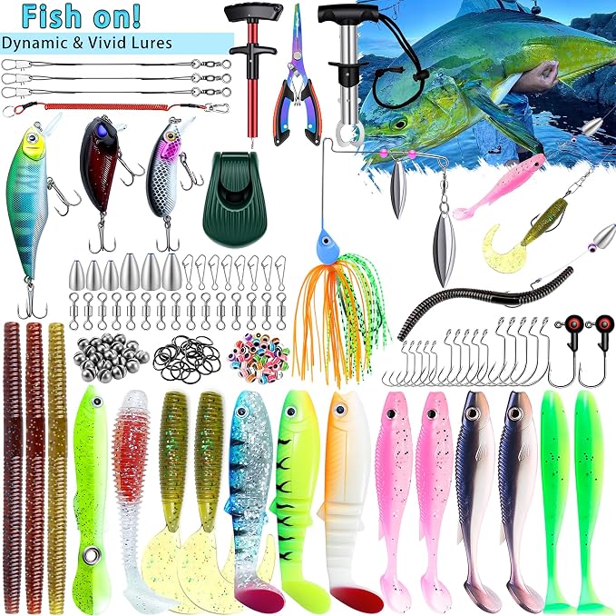 Fishing Backpack with Tackle Boxes,Fishing Sling Tackle Bag with Rod Holder Waterproof Fishing Bag with Fishing Gear, Fishing Gifts for Men Women Gear Combo Kit,Camouflage Black