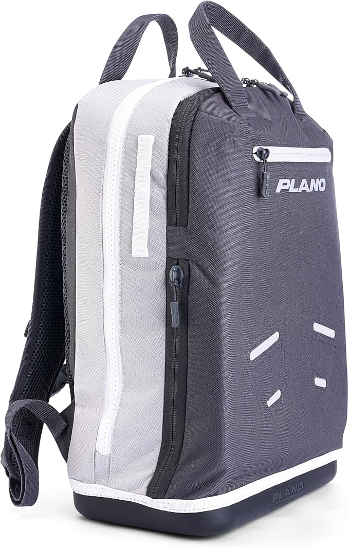 Plano Weekend Softside 3700 Tackle Backpack, Cutting-Edge Fishing Tackle Bag, Molded Waterproof Base, Spacious Storage, Die Cut Tool Sleeves, Daisy Chain Attachment Points