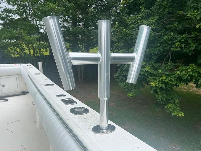 Geronimo Aluminum Trident Kite Fishing Rod Holder