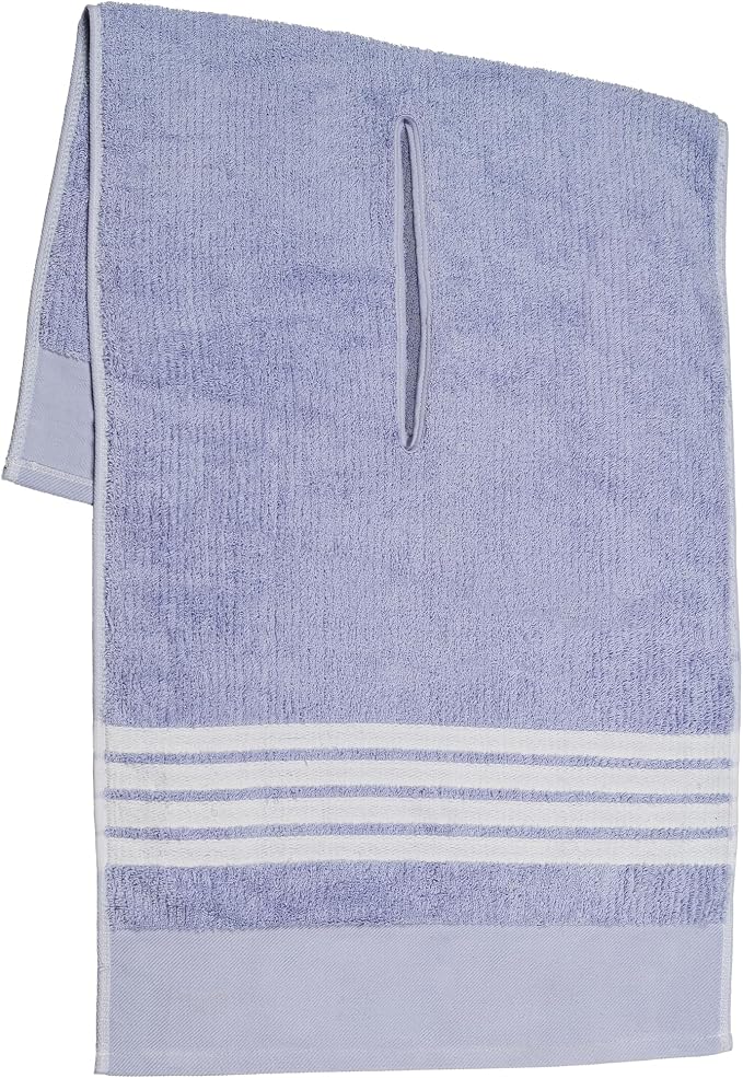 The Tour Towel | Large Golf Caddy Towel Terry Cloth, Absorbent 19" x 44", Center Cut, Perfect Hang Golf Cart Accessory and Golf Bag, Multiple Colors