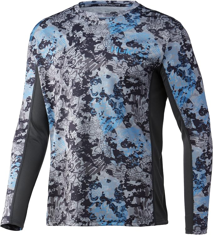 HUK Men's Icon X Long Sleeve Shirt, Performance Fishing Shirt
