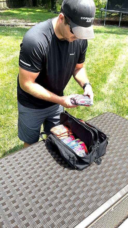ACE PRO Cornhole Backpack with ACE Patch - Holds Up to Six Cornhole Bag Sets (Up to 24 Bags)